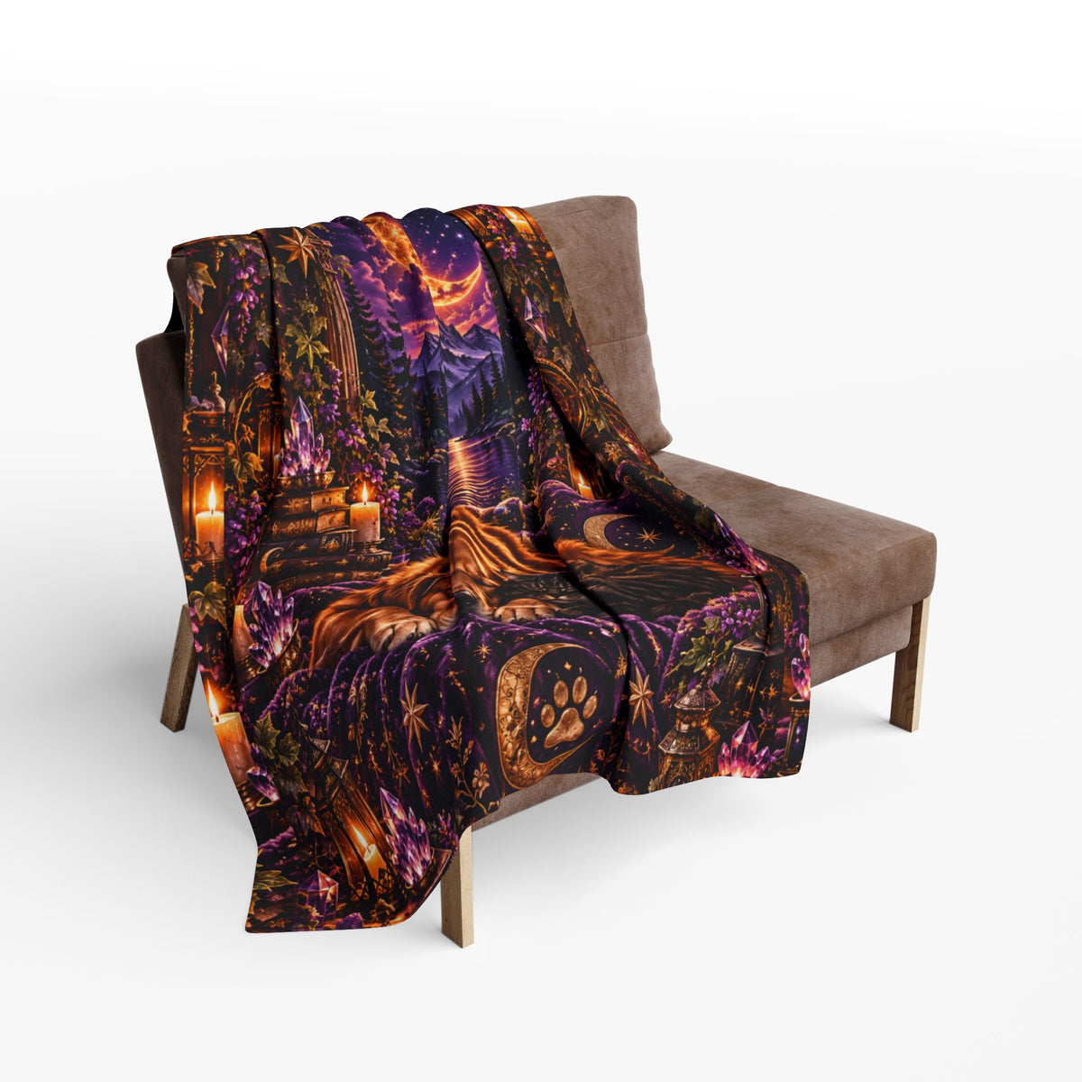 Arctic Fleece Blanket: Cozy Celestial Dog & Cat Sleep Throw