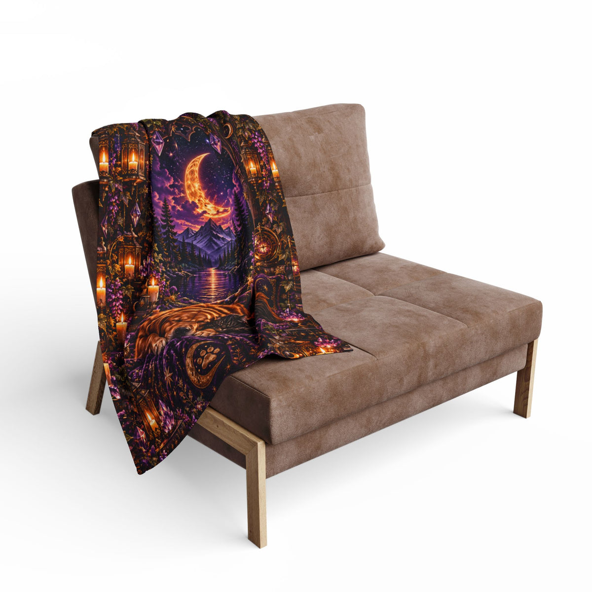 Arctic Fleece Blanket: Cozy Celestial Dog & Cat Sleep Throw