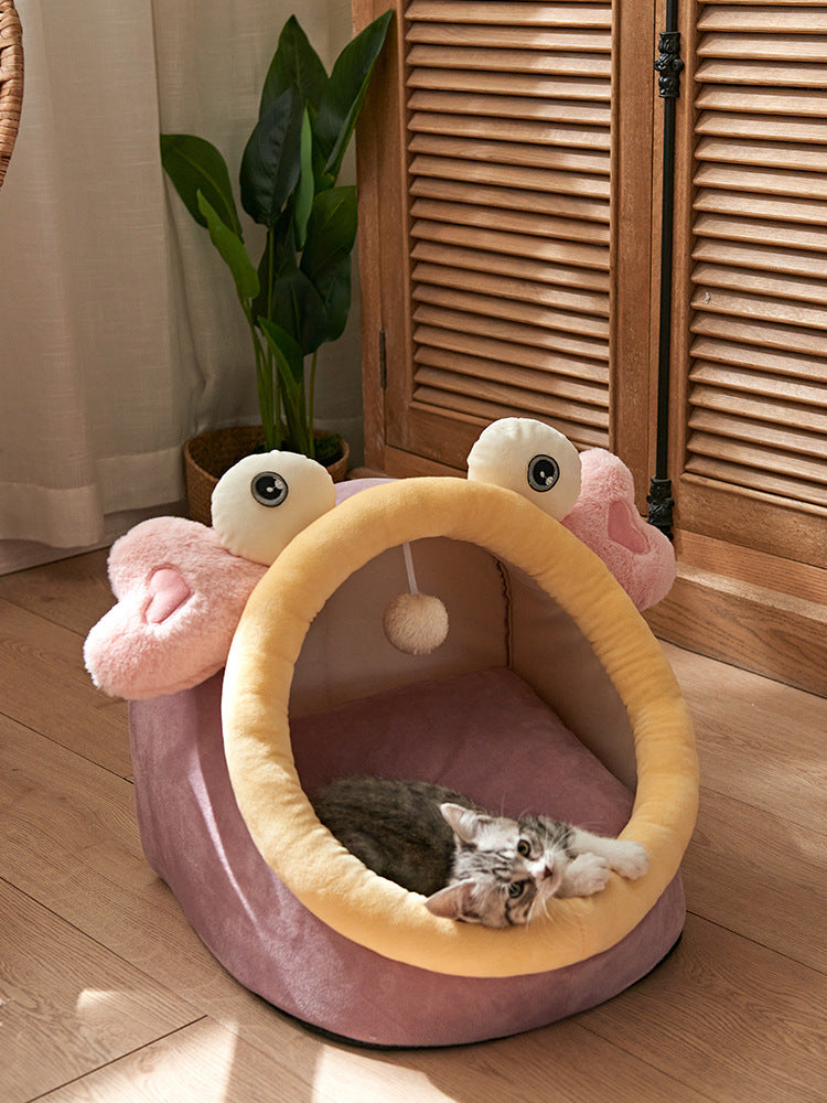 Universal Four Seasons Cat House Bed - Removable & Washable